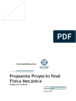 Propuesta Proyecto Final Física Mecánica