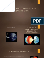 Structure and Composition of the Earth's Crust