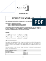 Acces Anglais 2013 PDF