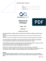 Avenir 2017 Physique Sujet Correction PDF