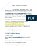 Cambios en La Guía Del PMBOK 5ta Edición en Español