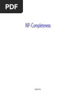 NP-Completeness: Algorithms