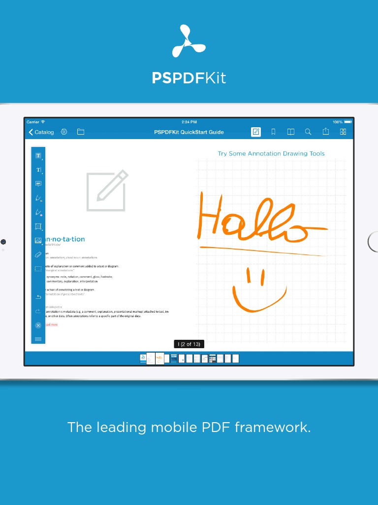 Pspdfkit: The Leading Mobile PDF Framework | PDF | Application Software ...