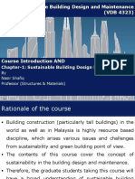 Sustainability and Building Design