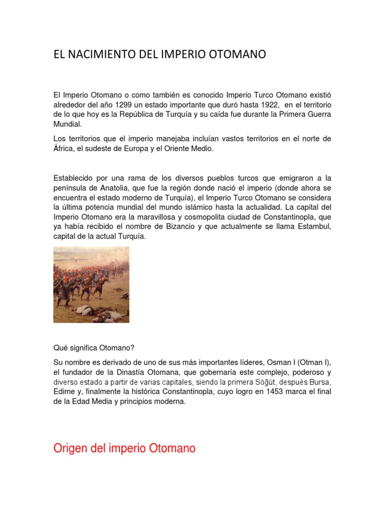 Nacimiento del Imperio Otomano | PDF | imperio Otomano | pavo