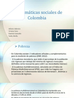 Problemáticas Sociales de Colombia