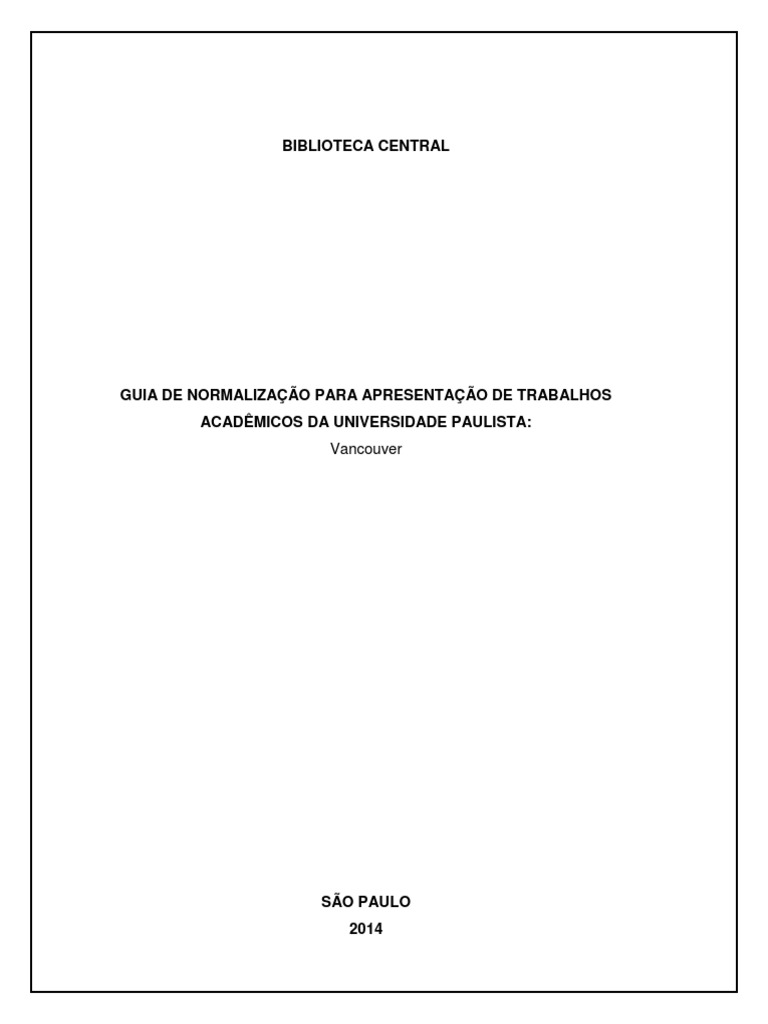Manual Das Normas Gerais de Elaboração e Apresentação Femaf