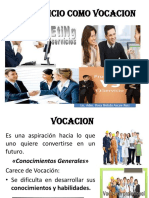 Servicio Como Vocacion