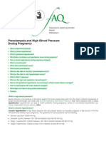 Preeclampsia and High Blood Pressure During Pregnancy: Frequently Asked Questions FAQ034 Pregnancy