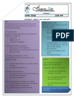 Level Iii (6) Cod - Ew: Possibility, Ability. Can and Can'T