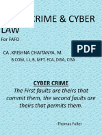 Cyber Crime & Cyber Law