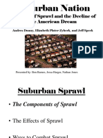 Suburban Nation: The Rise of Sprawl and The Decline of The American Dream