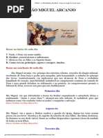 Tríduo - A São Miguel Arcanjo - Grupo de Oração n. Srª Do Carmo