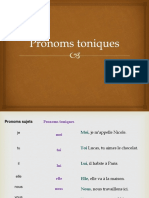 pronoms toniques 