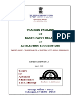 Taining Package On Earth Fault Relays of AC Electric Locomotive