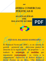 Algunas ideas del Balancec scorecard