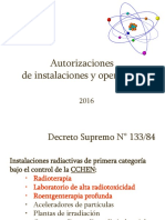 Autorizaxiones de Instalaciones y Operadores TM UMayor2016