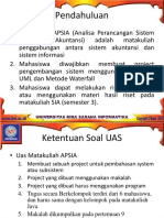 Ketentuan Project UAS APSIA
