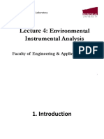 Lecture 4 Environmental Instrumental Analysis