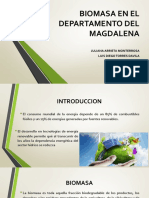 Biomasa en El Departamento Del Magdalena