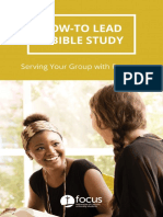 how to lead a bible study