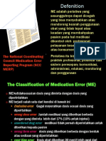 KP Slide The National Coordinating Council Medication Error Reporting Program Nccmerp