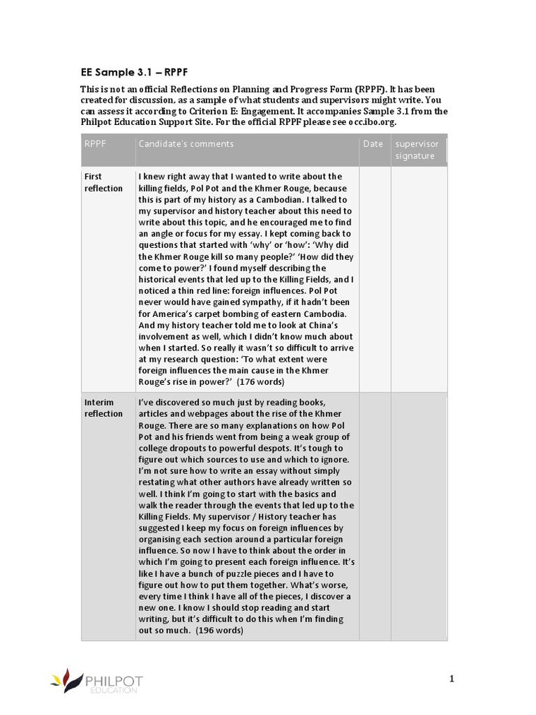 RPPF Example: Khmer Rouge Research | PDF | Pol Pot | Cambodia