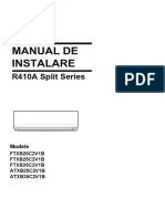 Manual de Instalare Daikin FTXB C