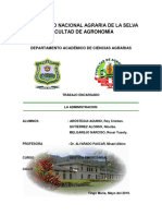 La Administracion Trabajo de Gestion Empresarial