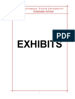 Exhibits: Graduate School