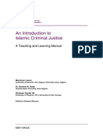An Introduction To Islamic Criminal Justice: A Teaching and Learning Manual