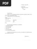 Surat Lamaran Kerja SBG Staf Atau Karyawan Di Kantor Notaris CV