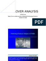 Nonlinear Static Pushover Analysis