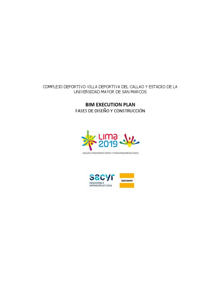 Plan de Ejecución BIM para Proyecto Deportivo | PDF | Autodesk Revit ...