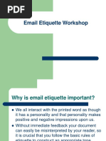 Email Etiquette