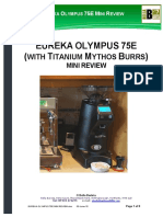 Eureka Olympus 75e Mini Coffee Grinder Review