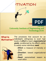 Motivation: Faculty University Institute of Engineering and Technology, KUK