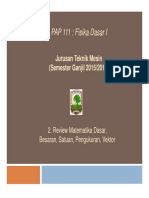 2.besaran, Satuan, Pengukuran Dan Vektor PDF