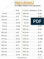 Esercizi Multipli Divisori