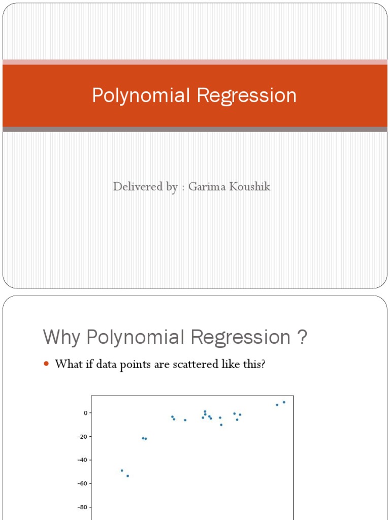 Understanding Polynomial Regression | PDF | Computers