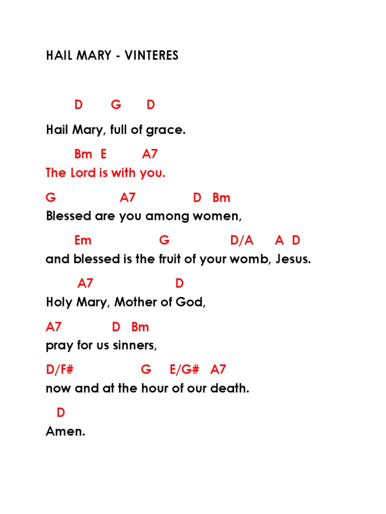 Hail Mary | PDF