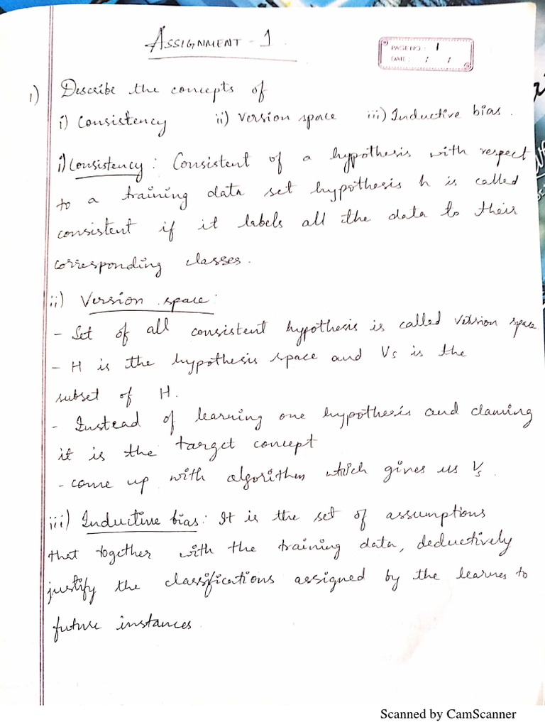 ML 1 Assignment | PDF