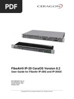 Fibeair® Ip-20 Ceraos Version 8.2: User Guide For Fibeair Ip-20G and Ip-20Gx