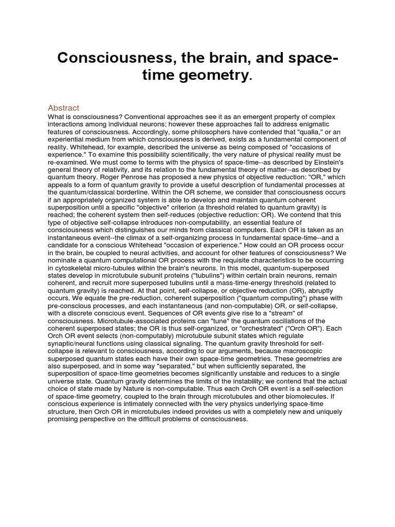 Brain and Conscience | PDF | Consciousness | Quantum Mechanics