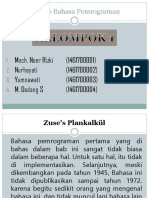 Konsep Bahasa Pemrograman Kelompok 1