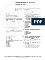 K13 Revisi Antiremed Kelas 11 Biologi: Persiapan PTS Semester Genap