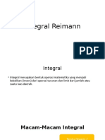 Integral Riemann