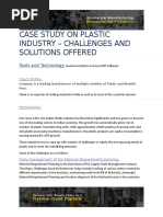 Case Study - Manufacturing Industry