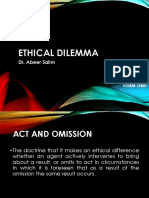 Ethical Dilemma: Dr. Abeer Salim