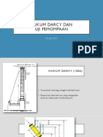 Hidrologi Dan Hidrogeoogi - HK Darcy Dan Uji Pompa